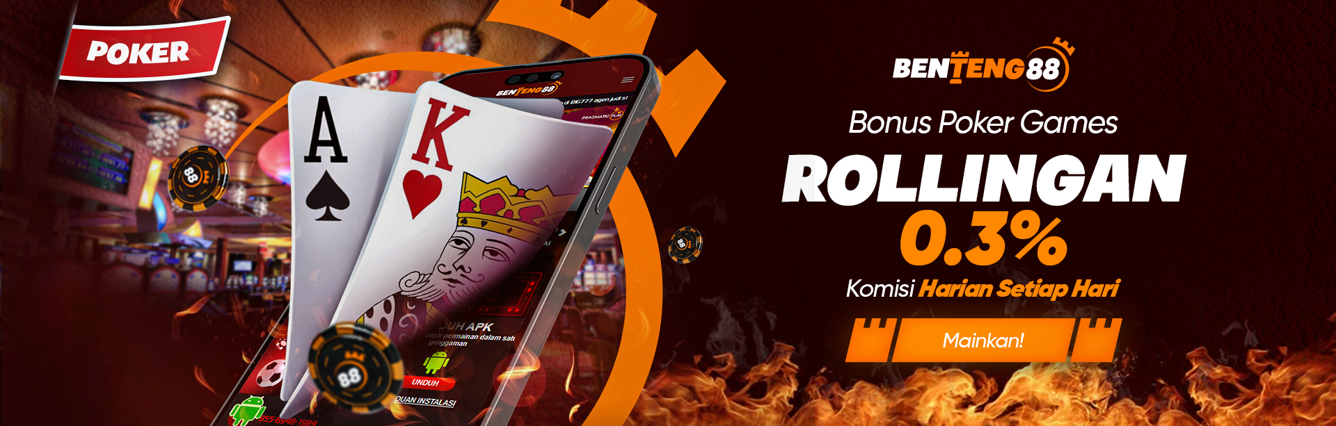 POKER KOMISI ROLLINGAN